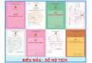 Cấp bản sao hộ tịch từ sổ hộ tịch, cấp lại bản chính giấy khai sinh